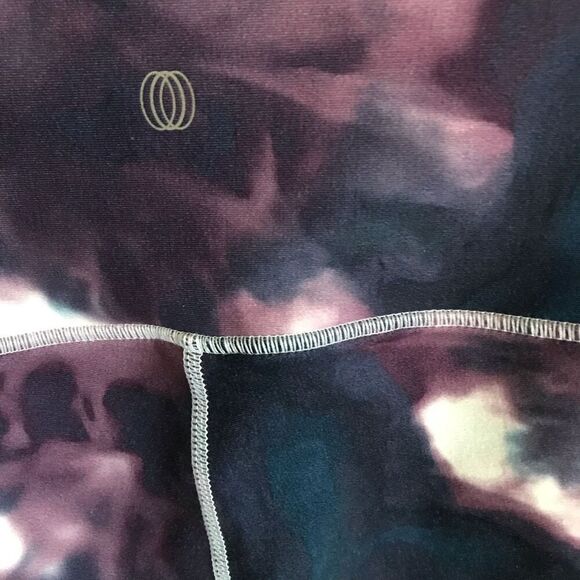 Balance collection size Medium purple tie dye athletic pants leggings yoga - Picture 3 of 4